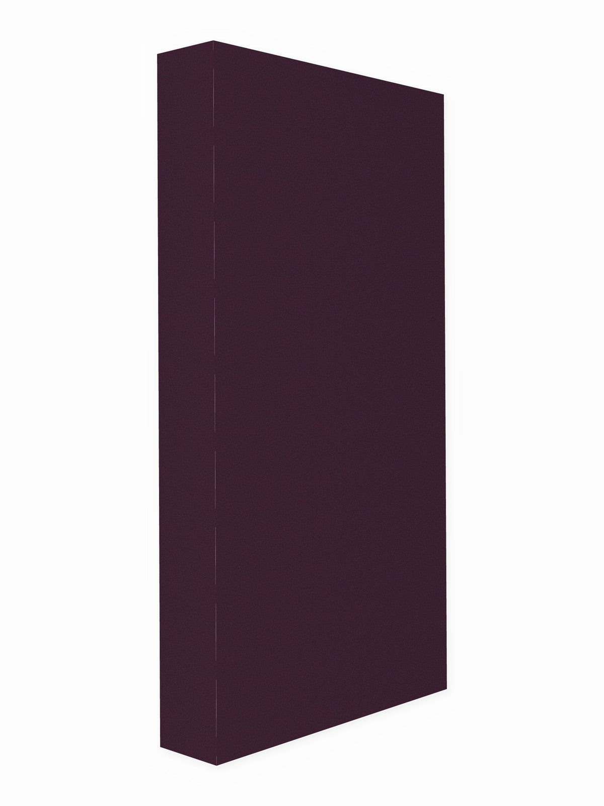 Broadband acoustic panel, 2 x 4 ft, Guilford of Maine Anchorage in Aubergine
