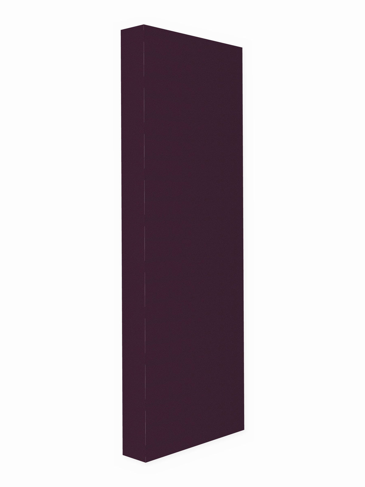 Broadband acoustic panel, 2 x 6 ft, Guilford of Maine Anchorage in Aubergine