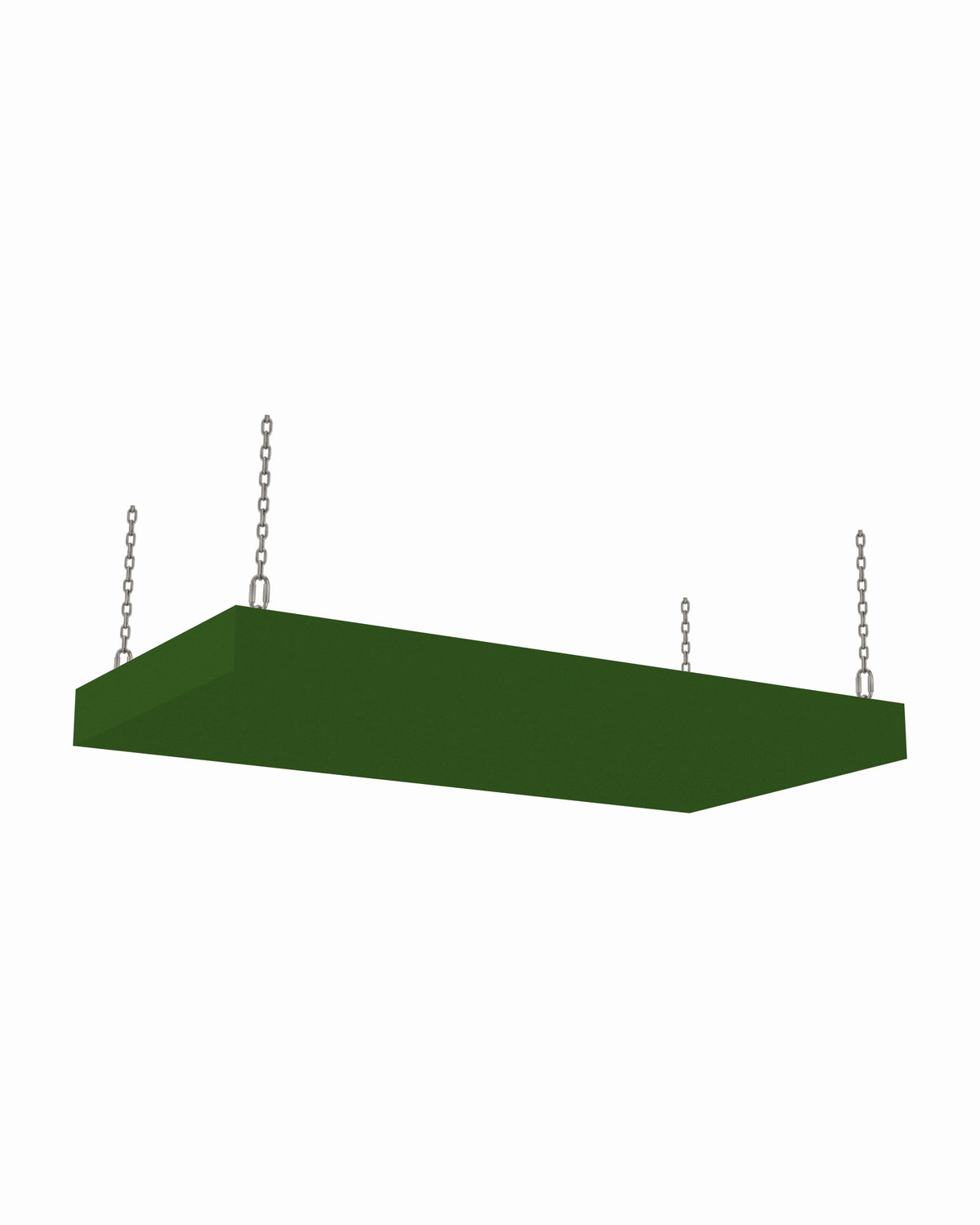 Broadband acoustic ceiling cloud, 3 x 6 ft, Guilford of Maine Anchorage in Fern