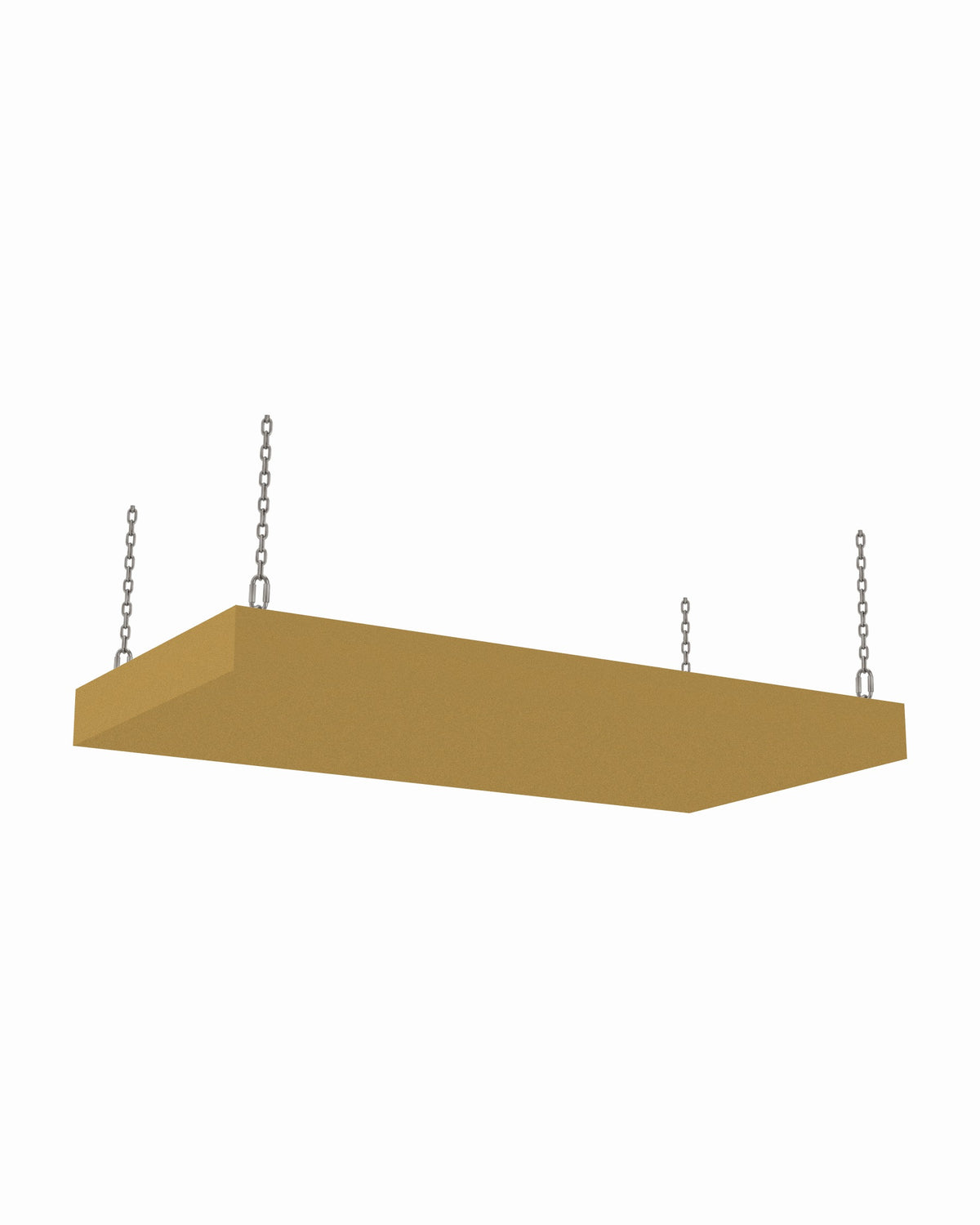 Broadband acoustic ceiling cloud, 3 x 6 ft, Guilford of Maine Anchorage in Straw