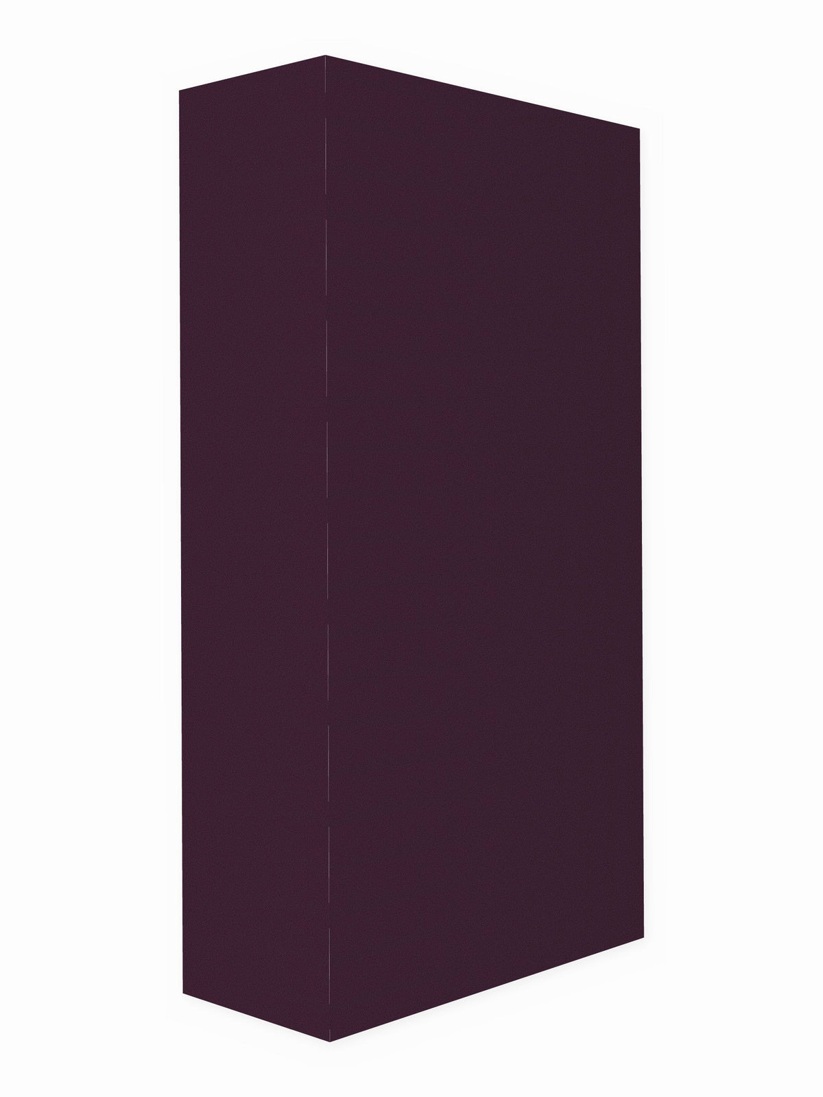 Diaphragm absorber, 12 in deep, 2 x 4 and 3 x 6 ft, Guilford of Maine Anchorage in Aubergine