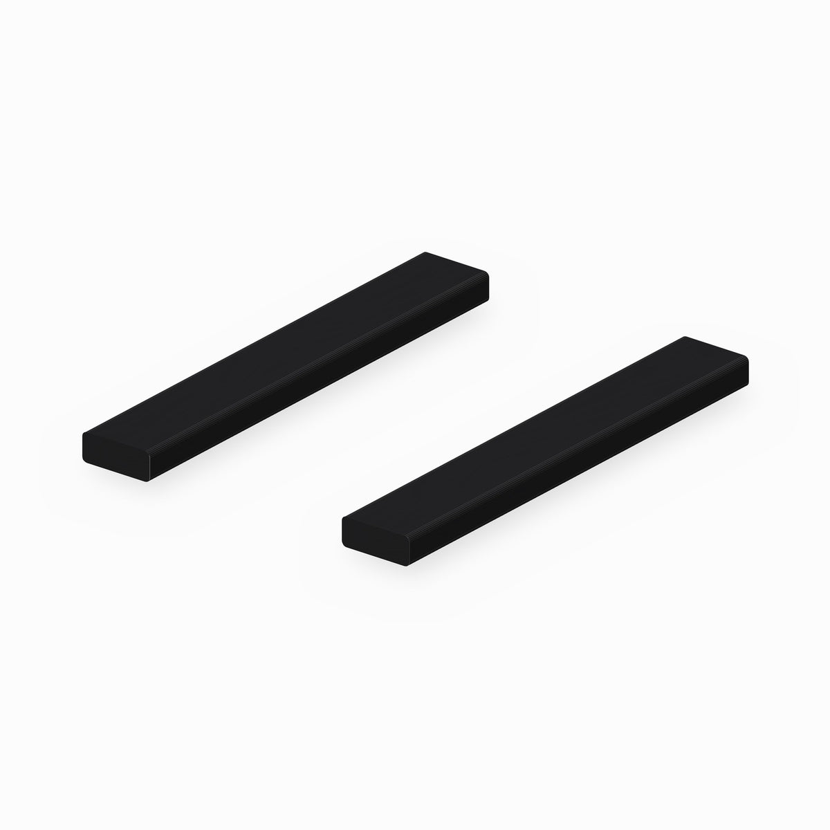 Floor Leg Set in Black, solid Douglas fir legs for the Diaphragm Absorber