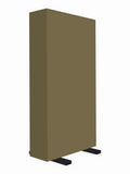 Floor Leg Set installed on a 3 x 6 ft Diaphragm Absorber, standing free on the floor