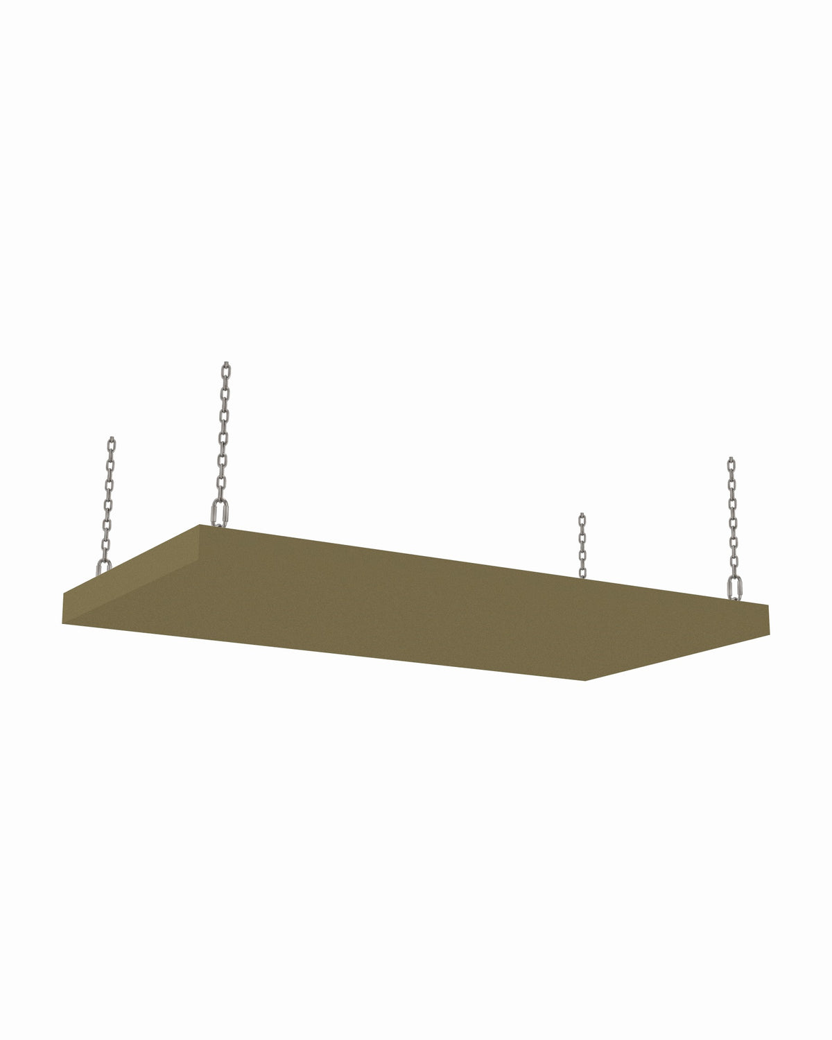 Mid/High acoustic ceiling cloud, 3 x 6 ft, Guilford of Maine Anchorage in Cumin