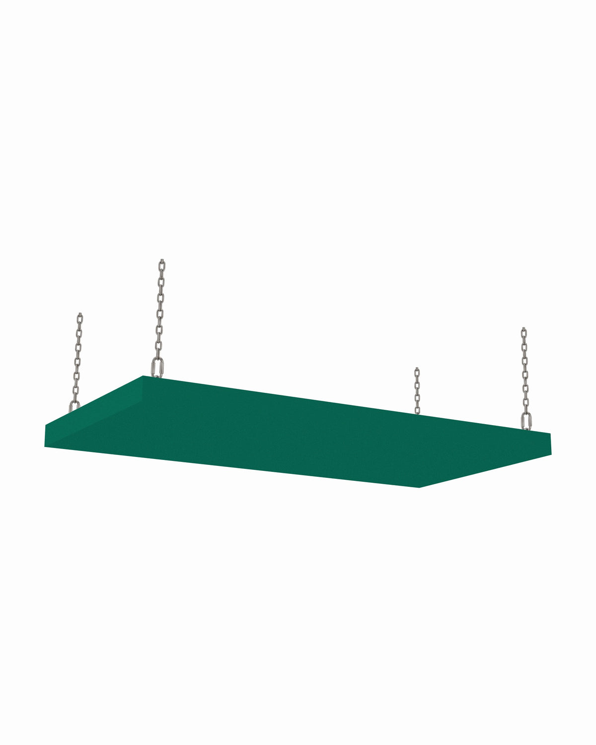 Mid/High acoustic ceiling cloud, 3 x 6 ft, Guilford of Maine Anchorage in Turquoise