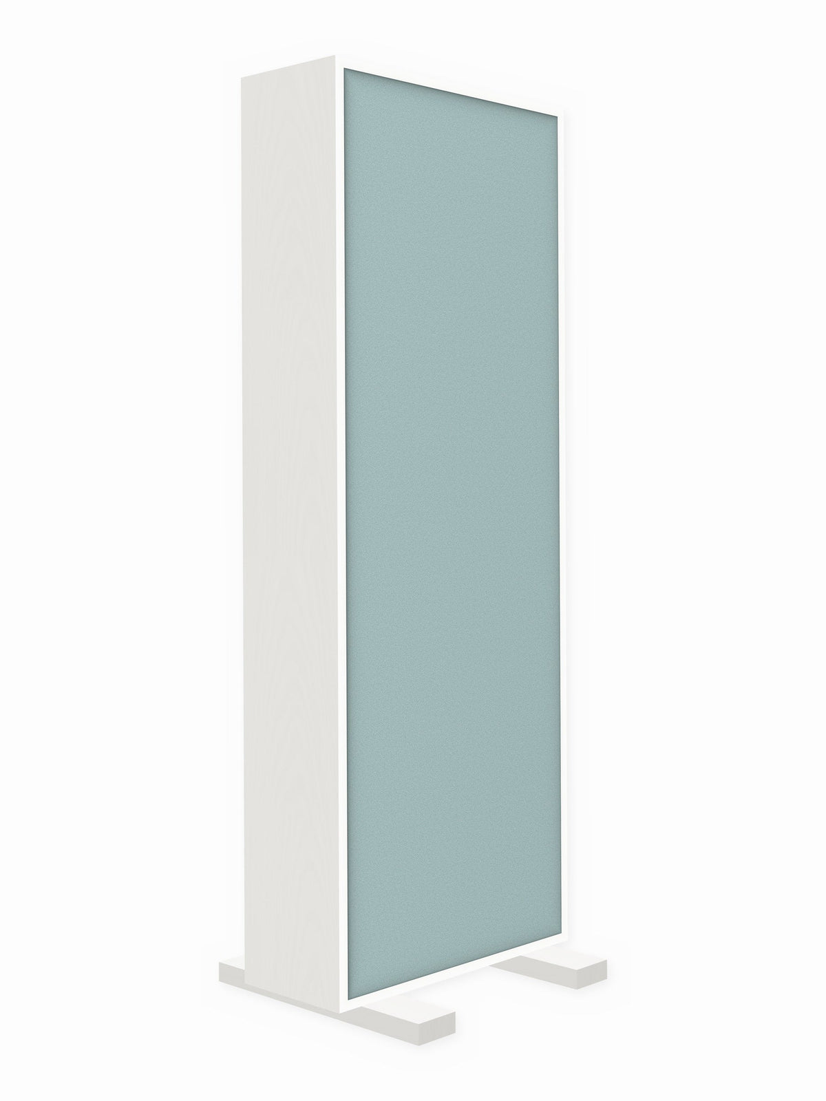 Painted pine free-standing gobo panel, 2 x 6 ft, Guilford of Maine Anchorage in Breeze