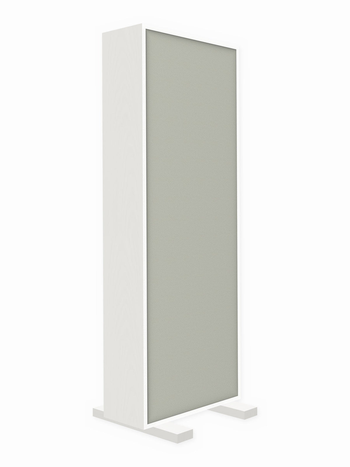 Painted pine free-standing gobo panel, 2 x 6 ft, Guilford of Maine Anchorage in Dune