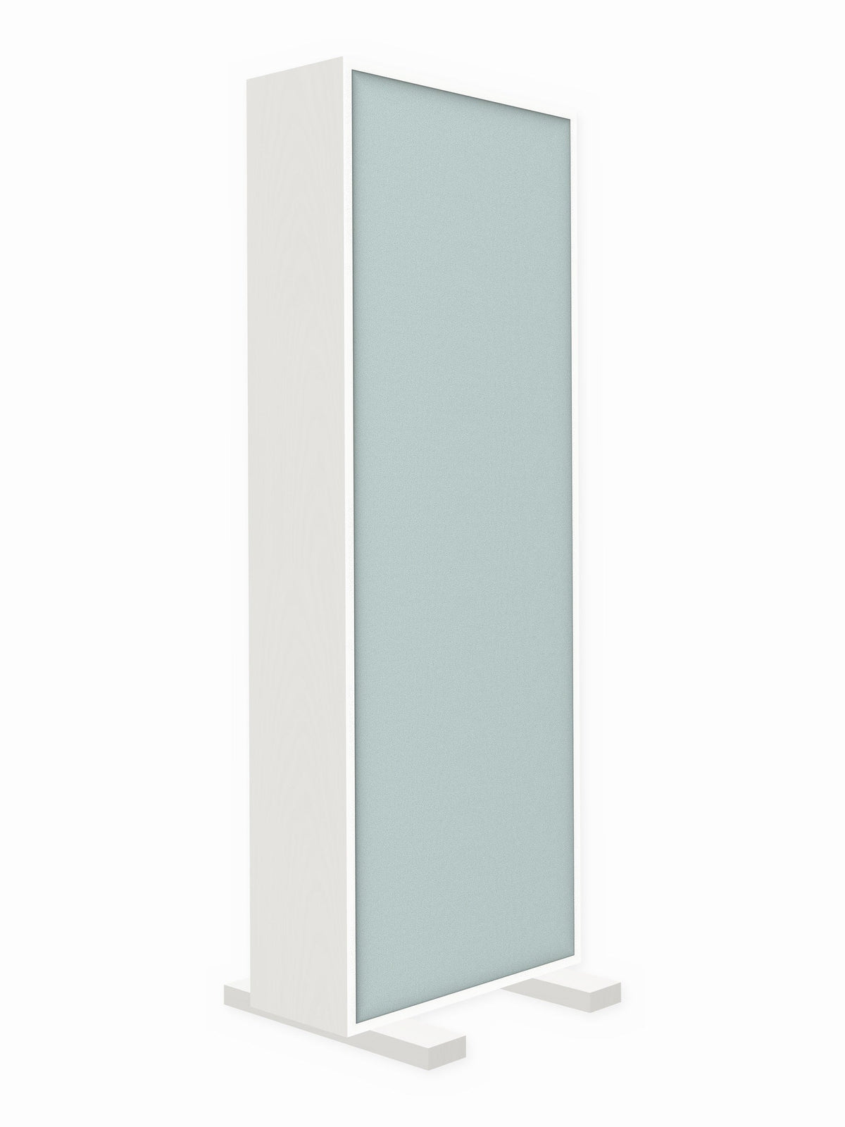 Painted pine free-standing gobo panel, 2 x 6 ft, Guilford of Maine Anchorage in Foam