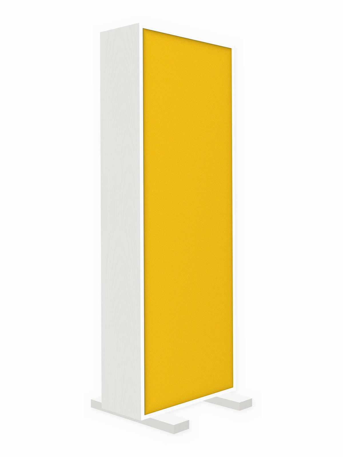 Painted pine free-standing gobo panel, 2 x 6 ft, Guilford of Maine Anchorage in Lemon