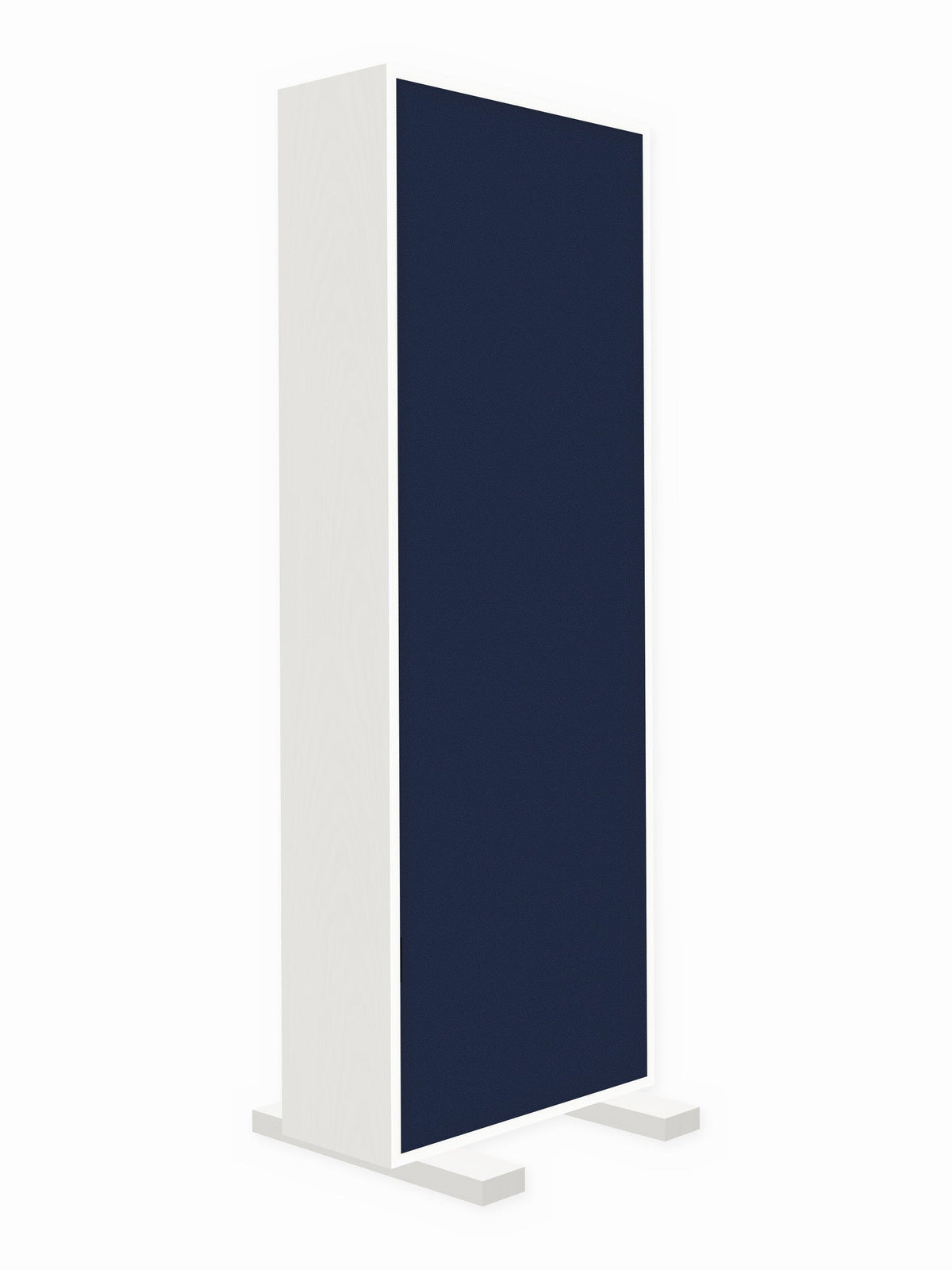 Painted pine free-standing gobo panel, 2 x 6 ft, Guilford of Maine Anchorage in Midnight