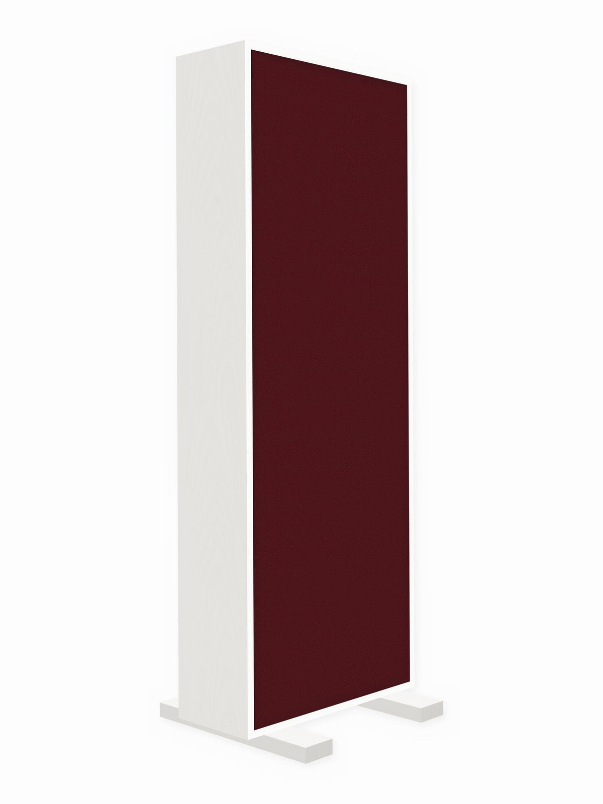 Painted pine free-standing gobo panel, 2 x 6 ft, Guilford of Maine Anchorage in Mulberry