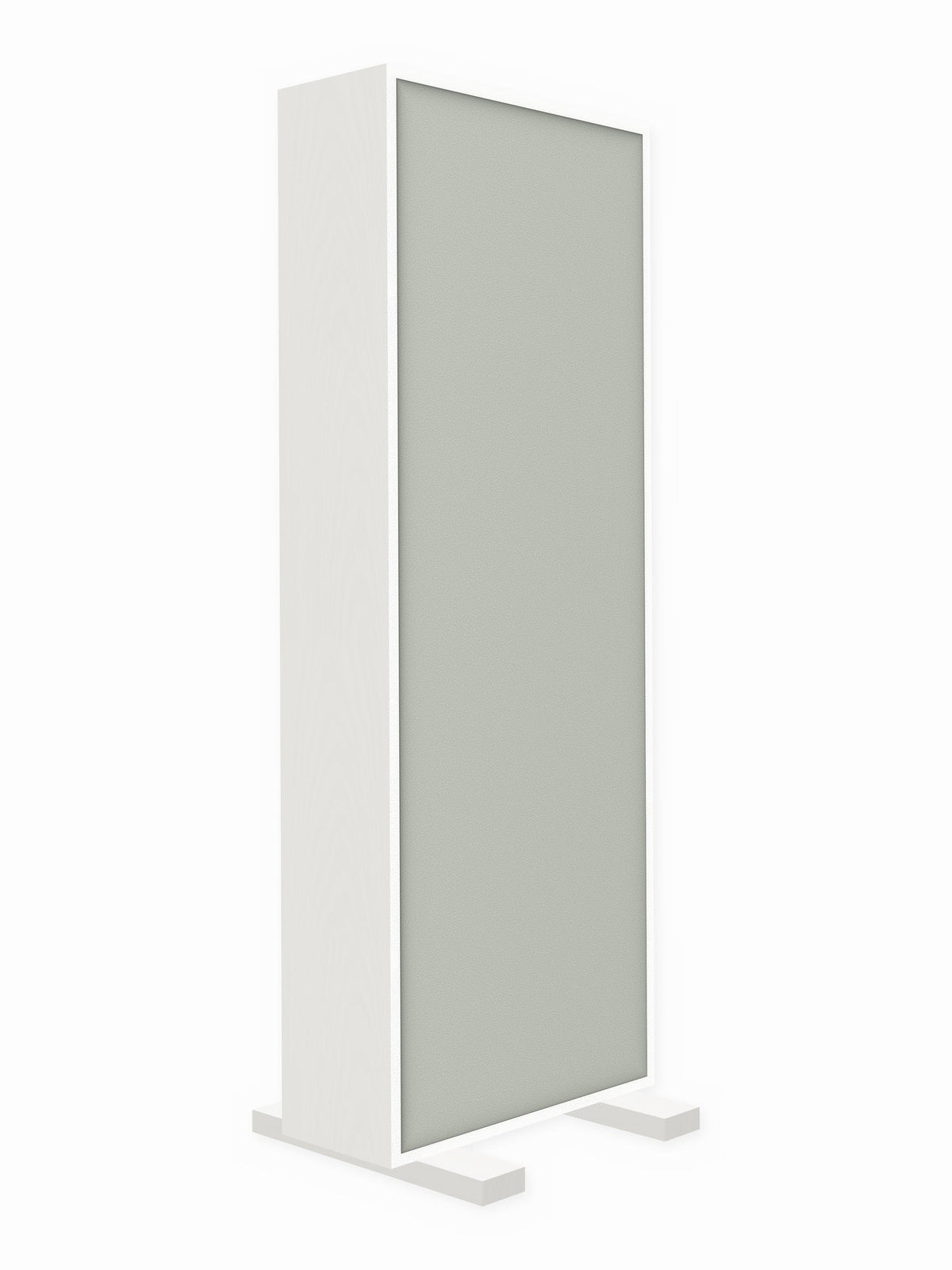 Painted pine free-standing gobo panel, 2 x 6 ft, Guilford of Maine Anchorage in Shadow