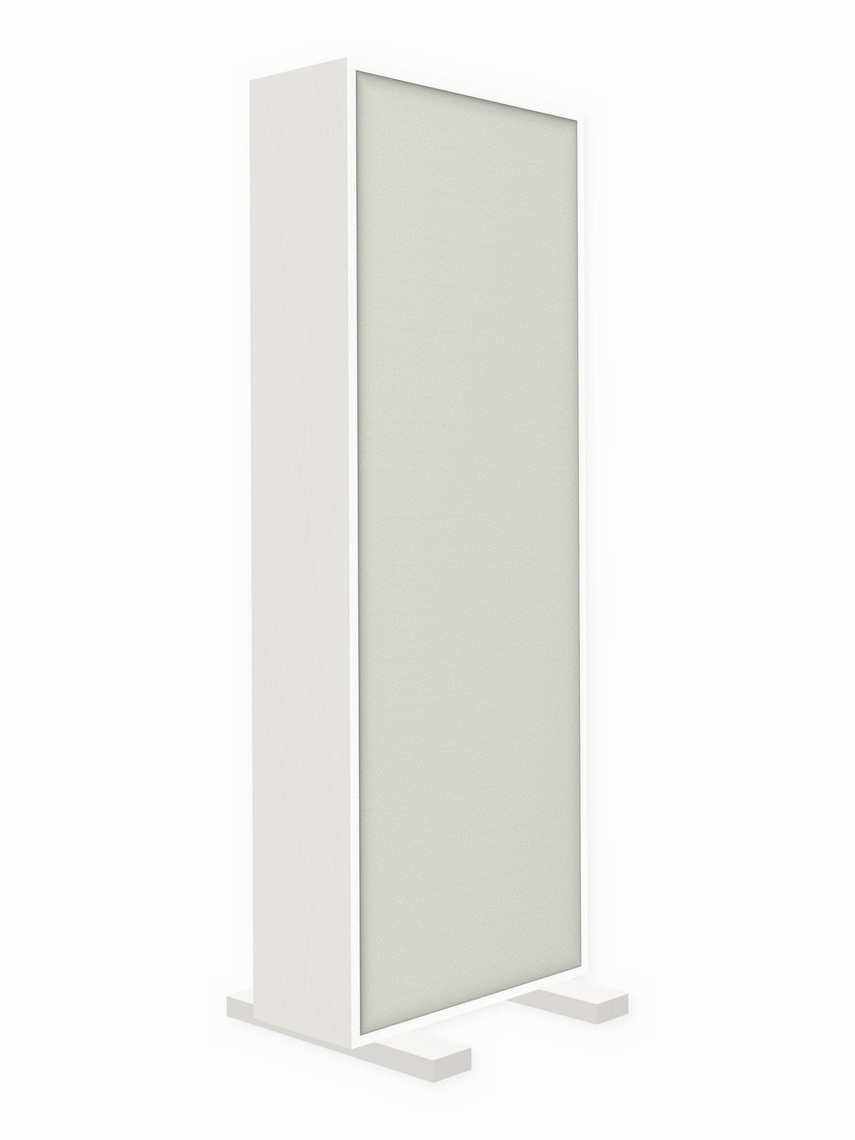 Painted pine free-standing gobo panel, 2 x 6 ft, Guilford of Maine Anchorage in Shell