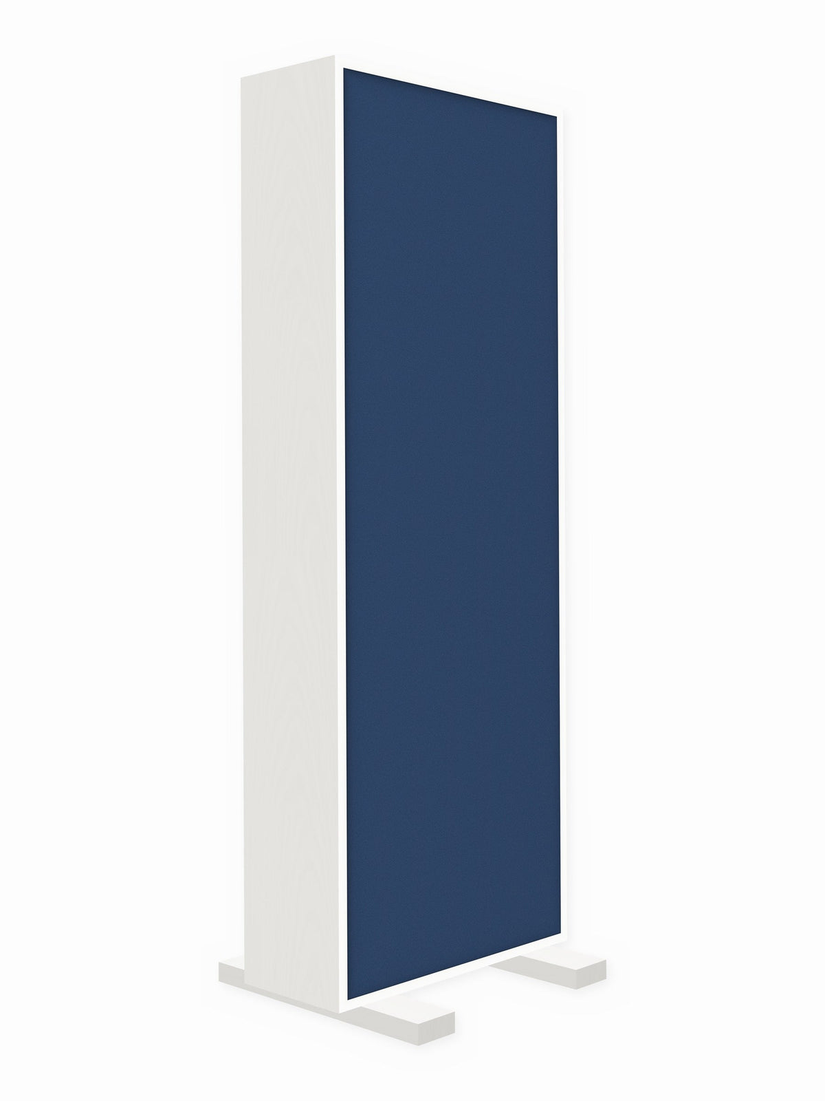 Painted pine free-standing gobo panel, 2 x 6 ft, Guilford of Maine Anchorage in Thistle
