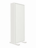 Painted pine free-standing gobo panel, 2 x 6 ft, Guilford of Maine Anchorage in White