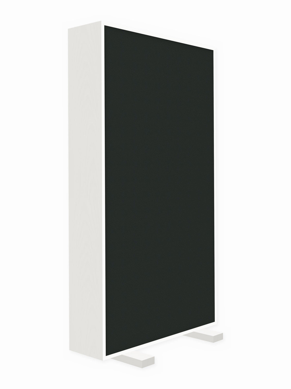 Painted pine free-standing gobo panel, 3 x 6 ft, Guilford of Maine Anchorage in Graphite