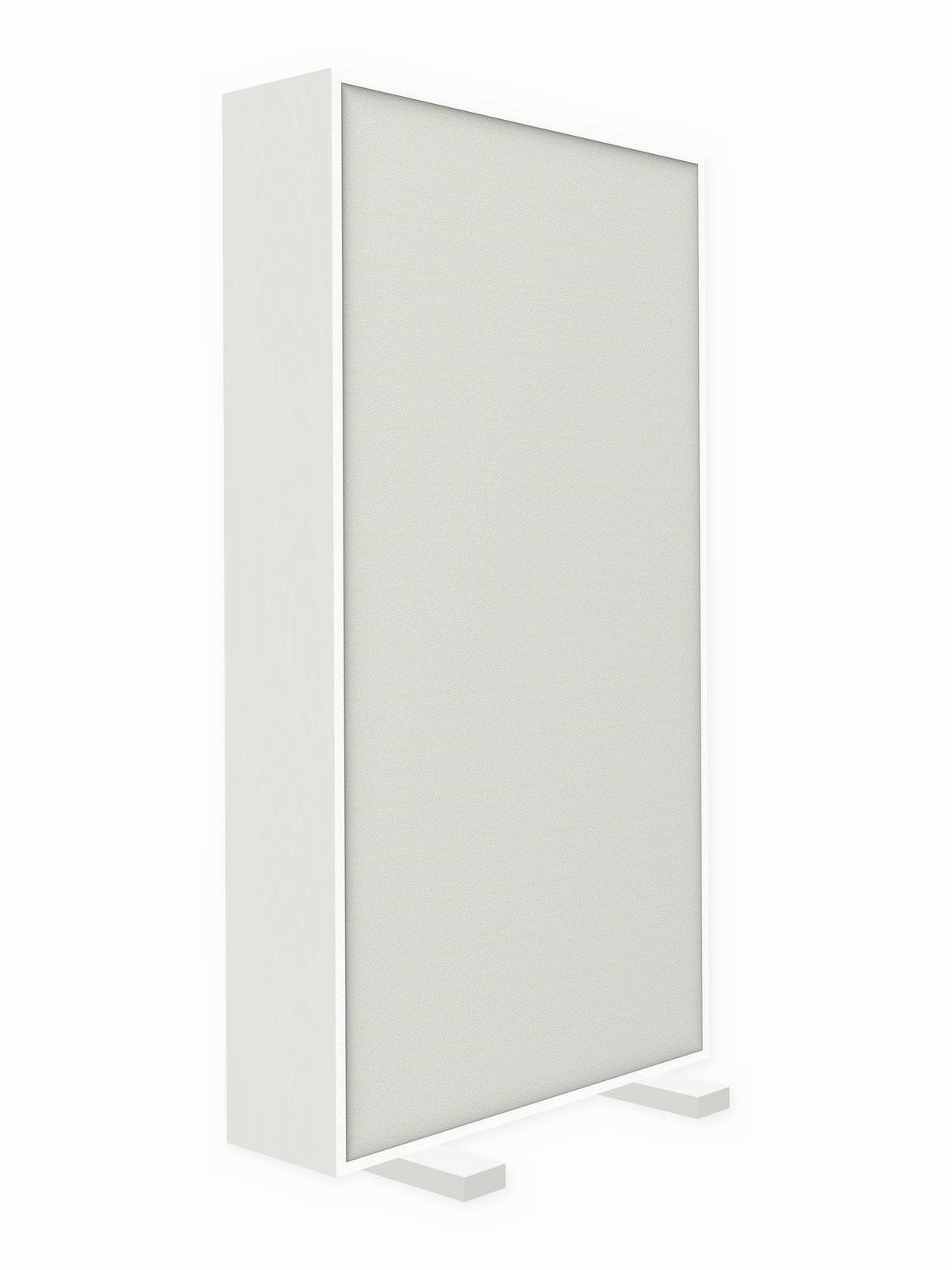 Painted pine free-standing gobo panel, 3 x 6 ft, Guilford of Maine Anchorage in Pearl