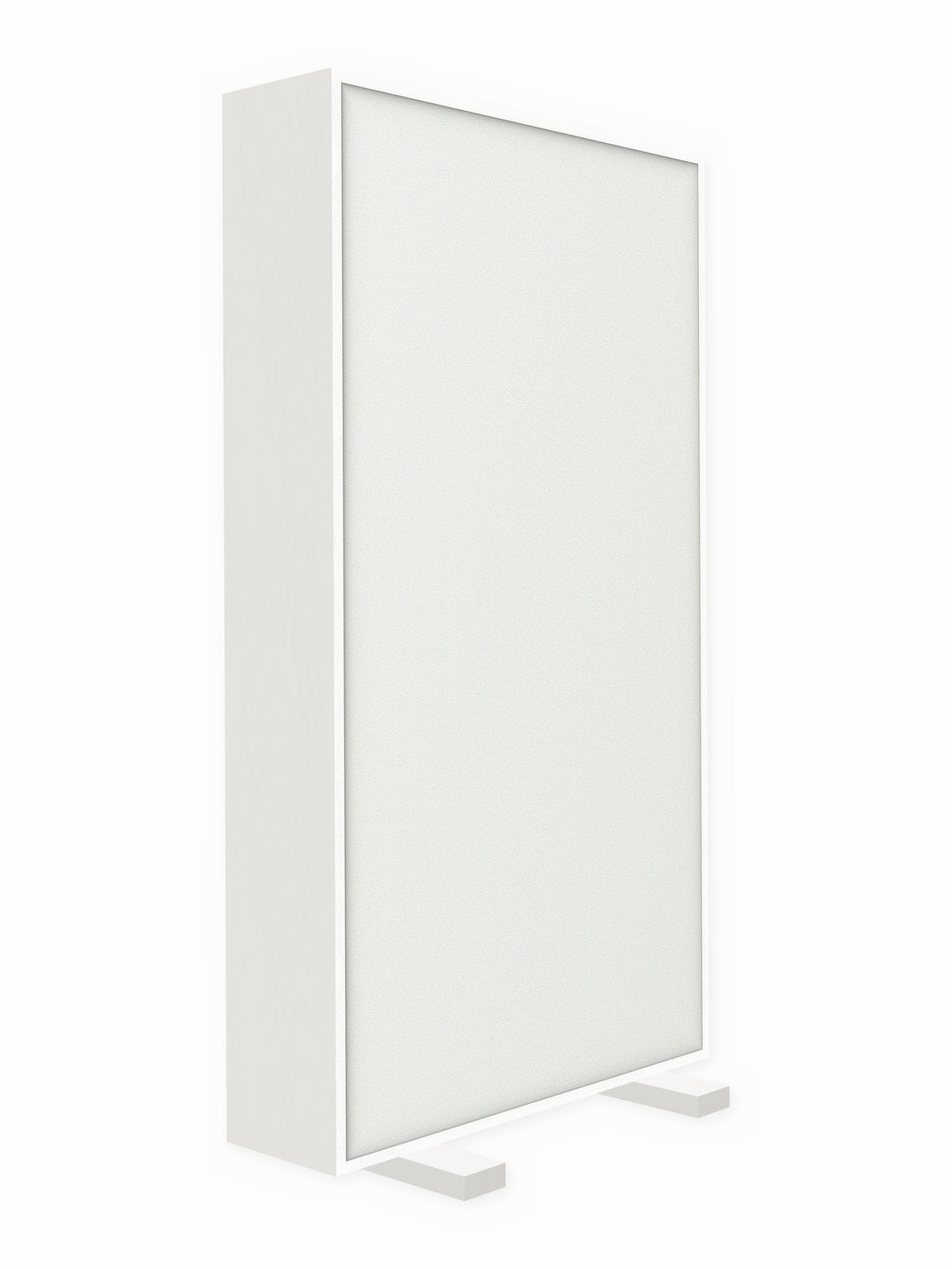 Painted pine free-standing gobo panel, 3 x 6 ft, Guilford of Maine Anchorage in White
