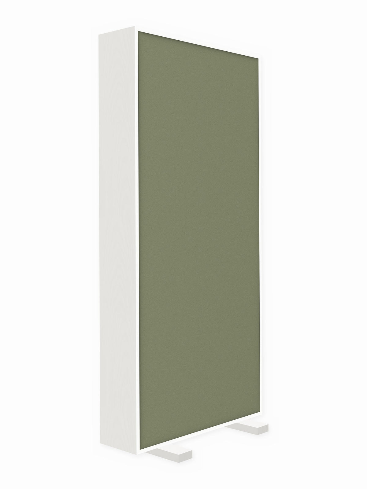 Painted pine free-standing gobo panel, 3 x 7 ft, Guilford of Maine Anchorage in Eucalyptus