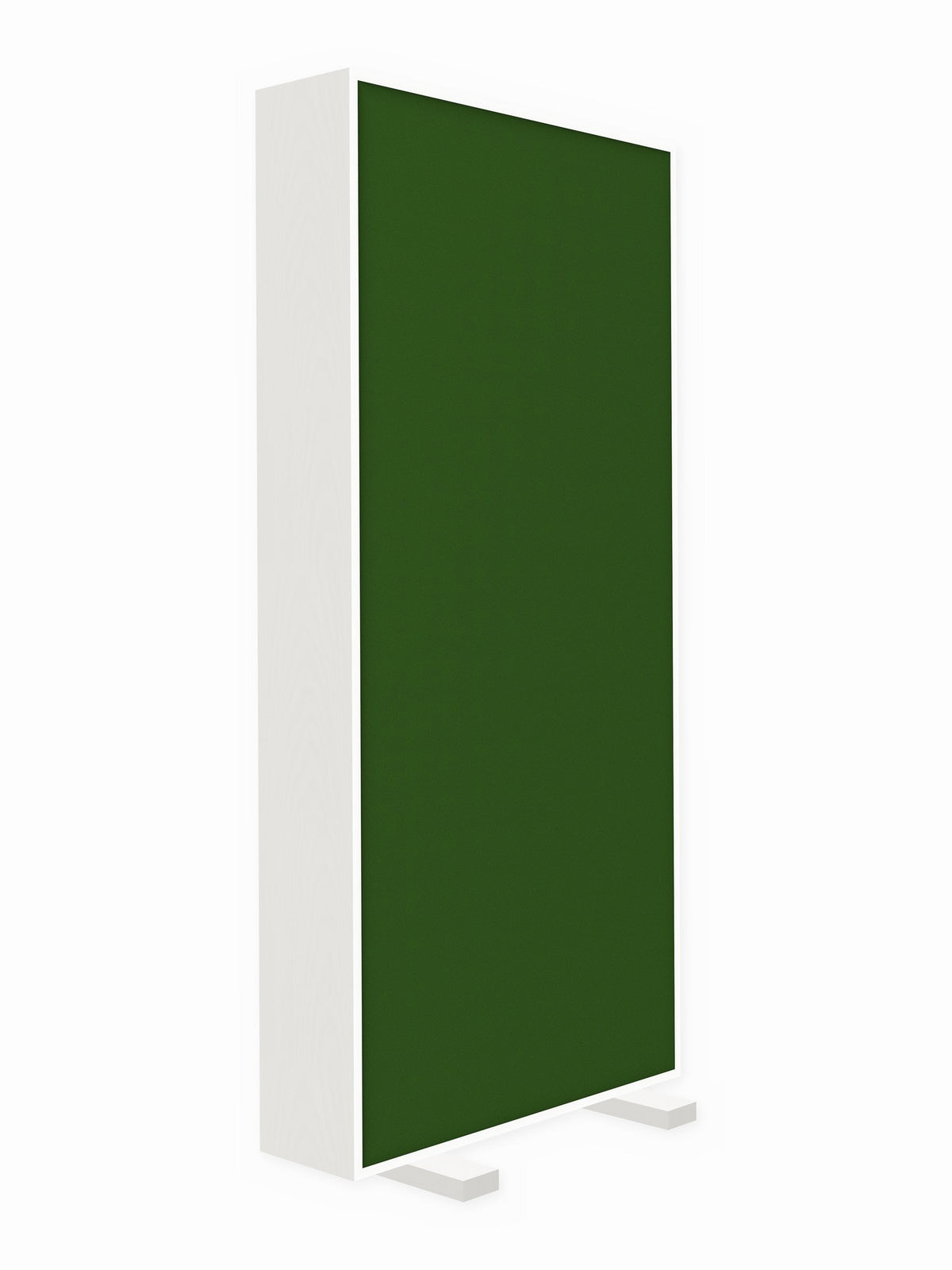Painted pine free-standing gobo panel, 3 x 7 ft, Guilford of Maine Anchorage in Fern
