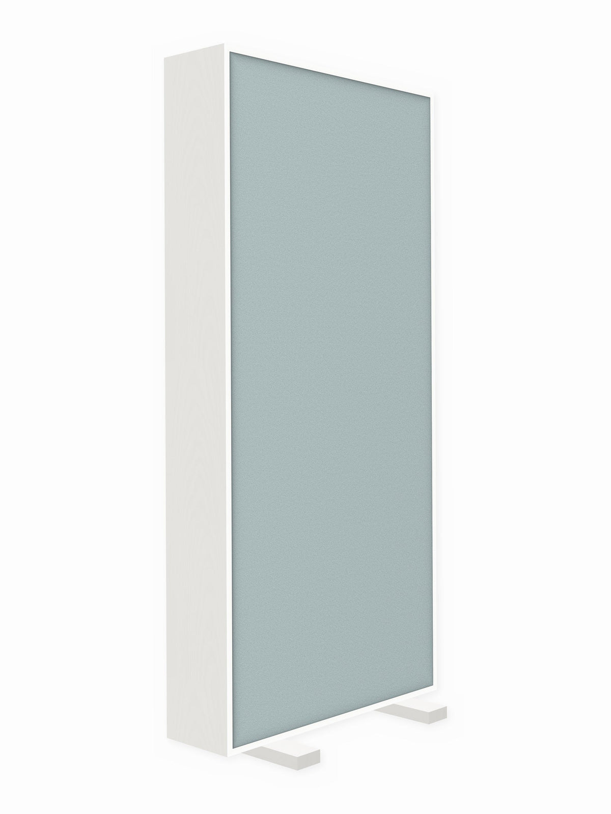 Painted pine free-standing gobo panel, 3 x 7 ft, Guilford of Maine Anchorage in Fog