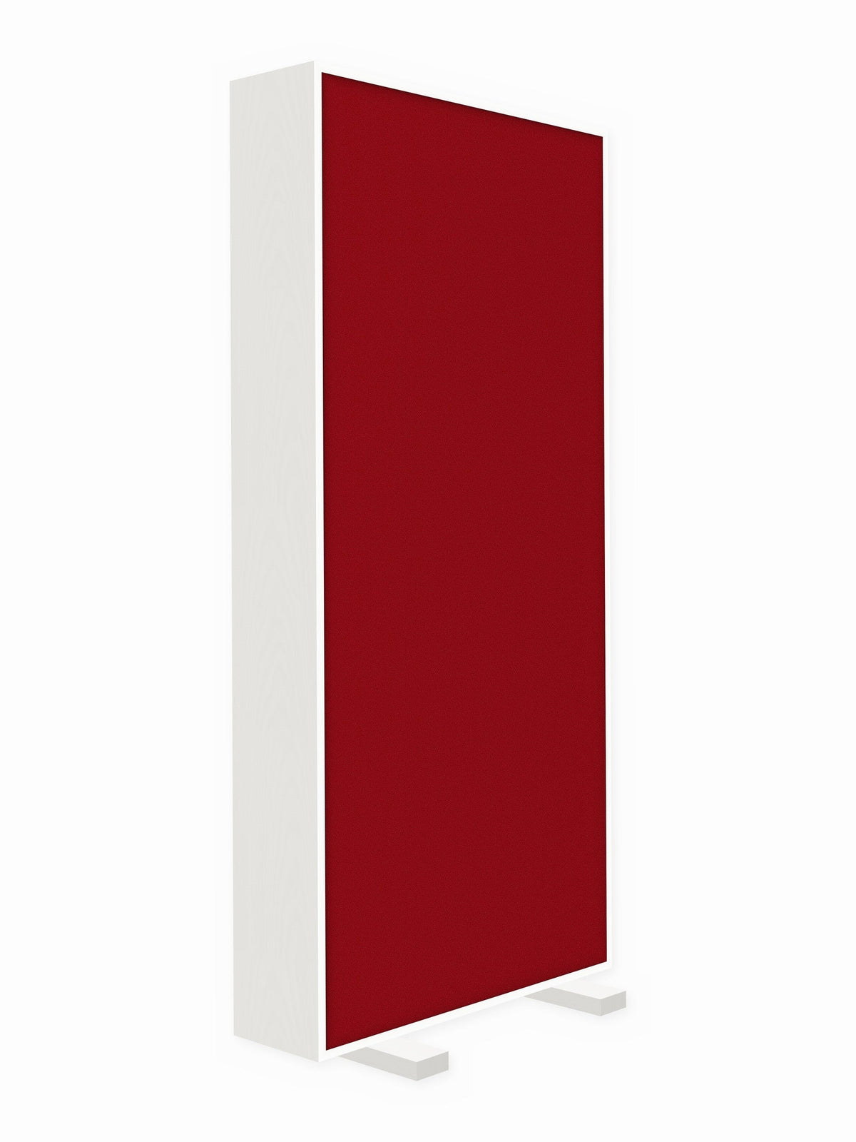 Painted pine free-standing gobo panel, 3 x 7 ft, Guilford of Maine Anchorage in Geranium