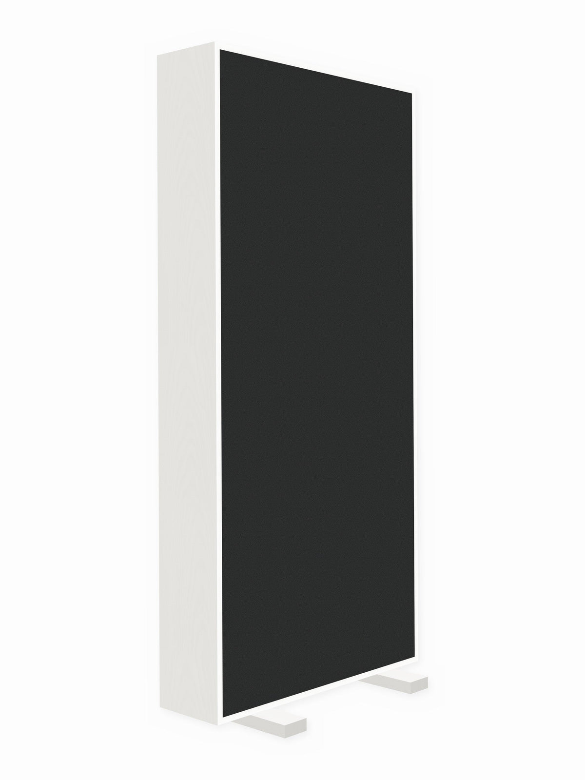 Painted pine free-standing gobo panel, 3 x 7 ft, Guilford of Maine Anchorage in Onyx