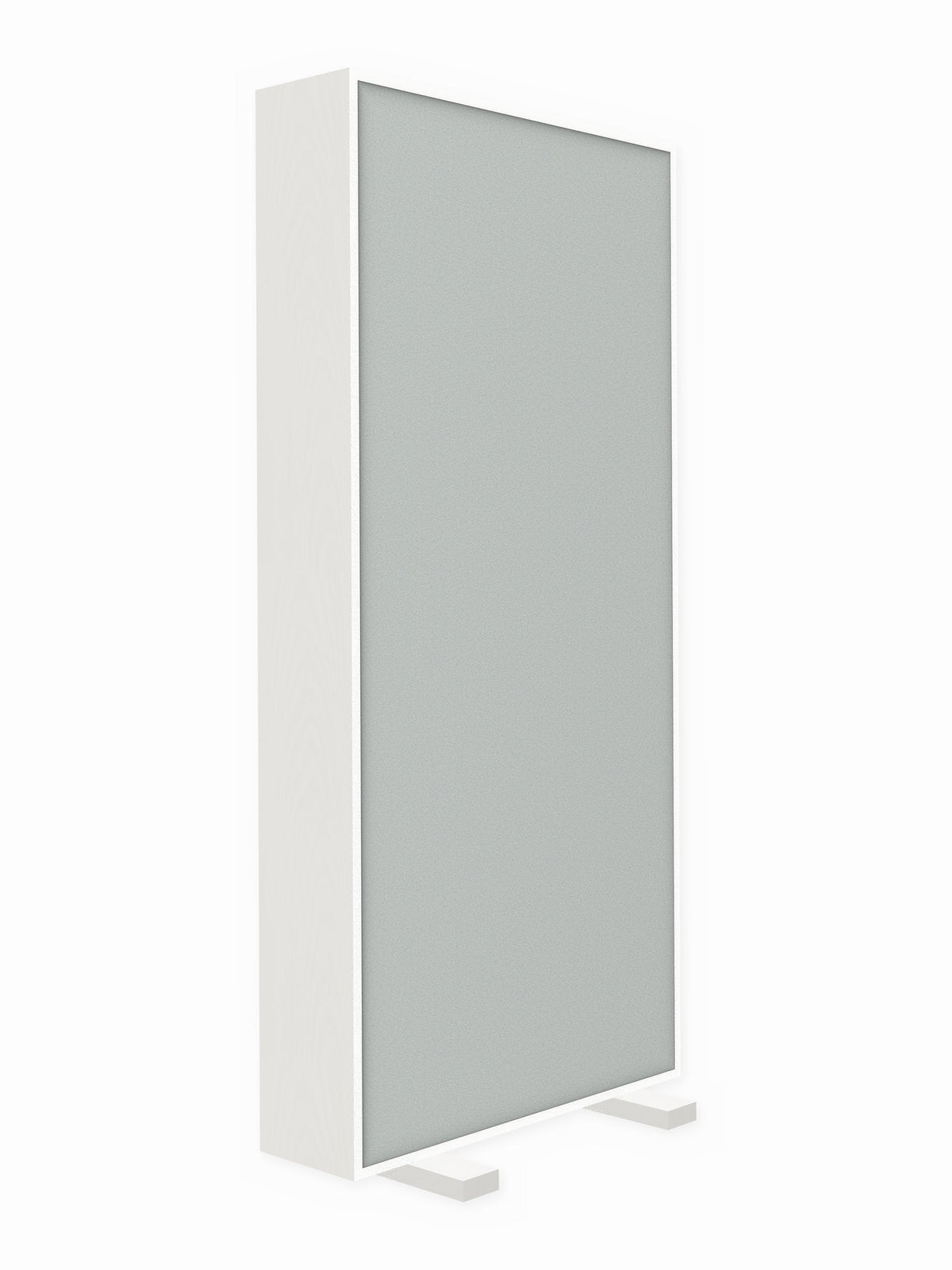 Painted pine free-standing gobo panel, 3 x 7 ft, Guilford of Maine Anchorage in Overcast