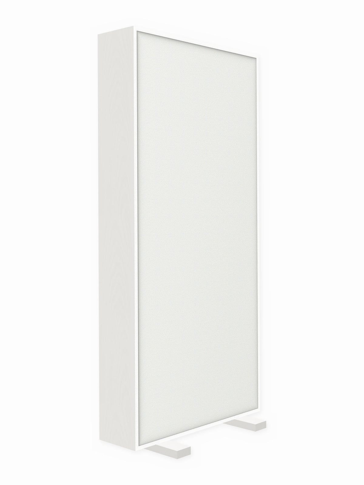 Painted pine free-standing gobo panel, 3 x 7 ft, Guilford of Maine Anchorage in White