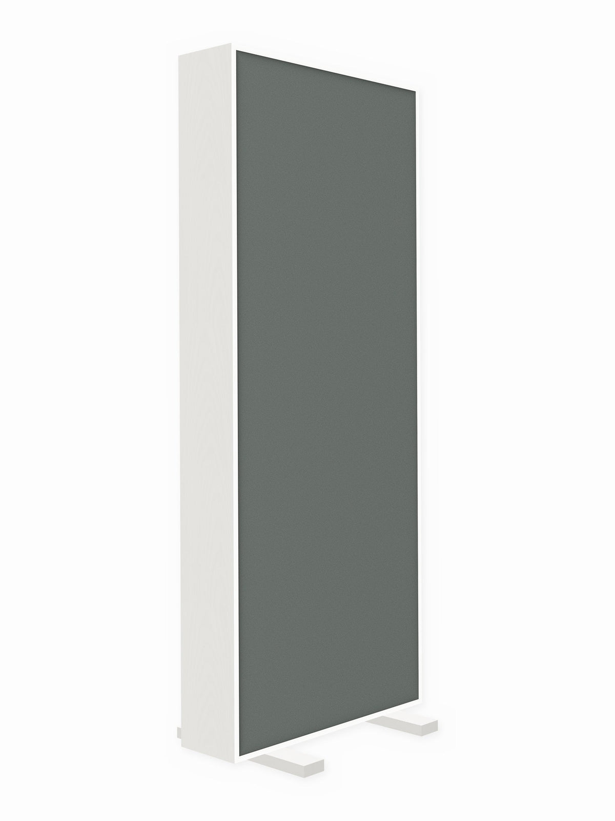 Painted pine free-standing gobo panel, 3 x 8 ft, Guilford of Maine Anchorage in Asteroid