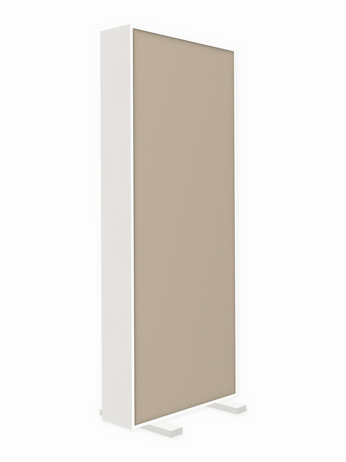Painted pine free-standing gobo panel, 3 x 8 ft, Guilford of Maine Anchorage in Birch