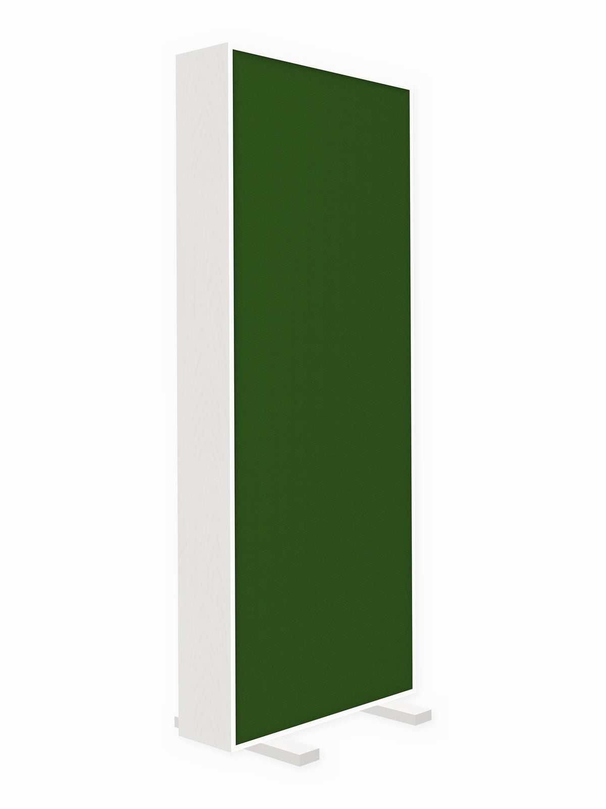 Painted pine free-standing gobo panel, 3 x 8 ft, Guilford of Maine Anchorage in Fern