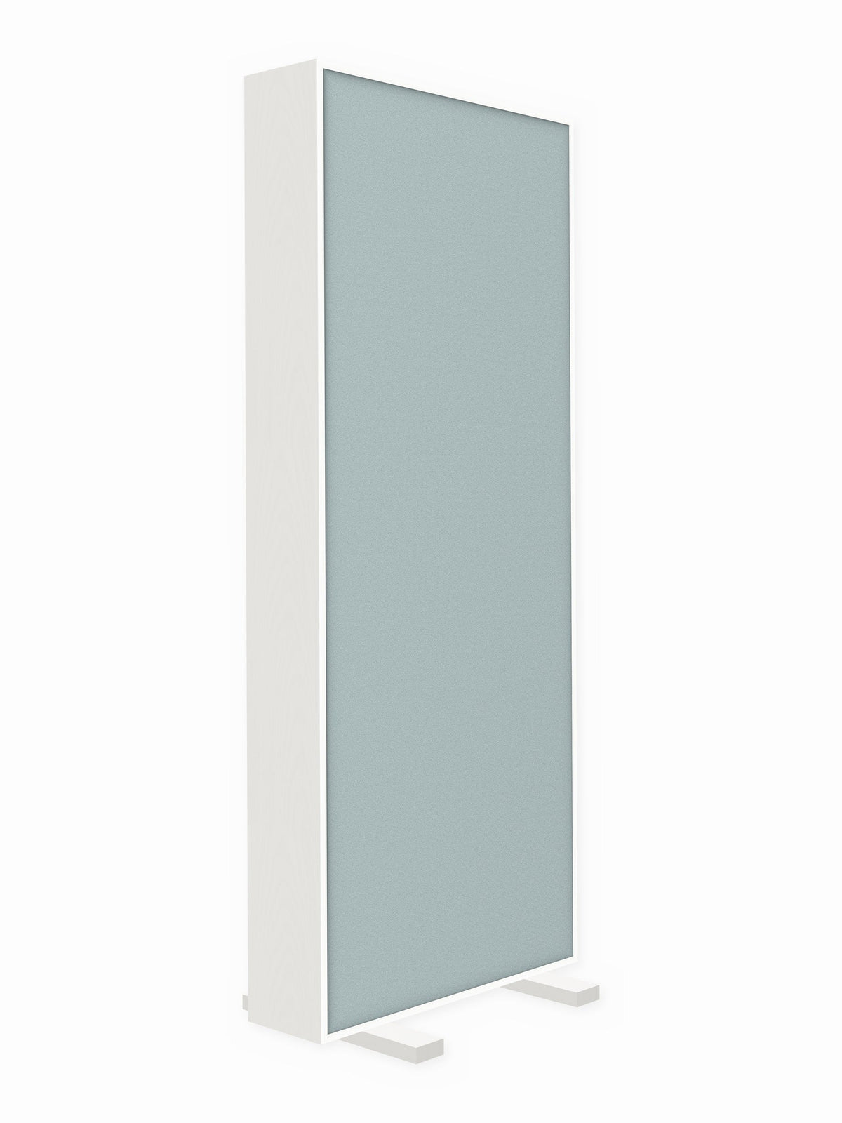 Painted pine free-standing gobo panel, 3 x 8 ft, Guilford of Maine Anchorage in Fog