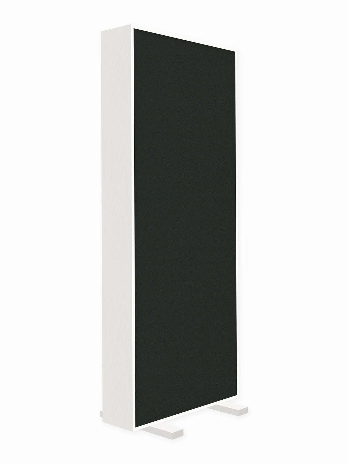 Painted pine free-standing gobo panel, 3 x 8 ft, Guilford of Maine Anchorage in Graphite