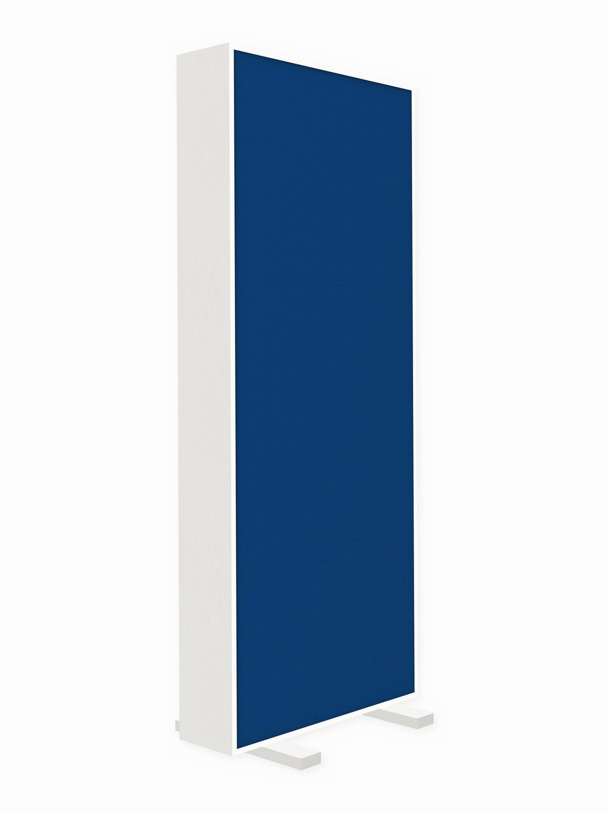Painted pine free-standing gobo panel, 3 x 8 ft, Guilford of Maine Anchorage in Lapis