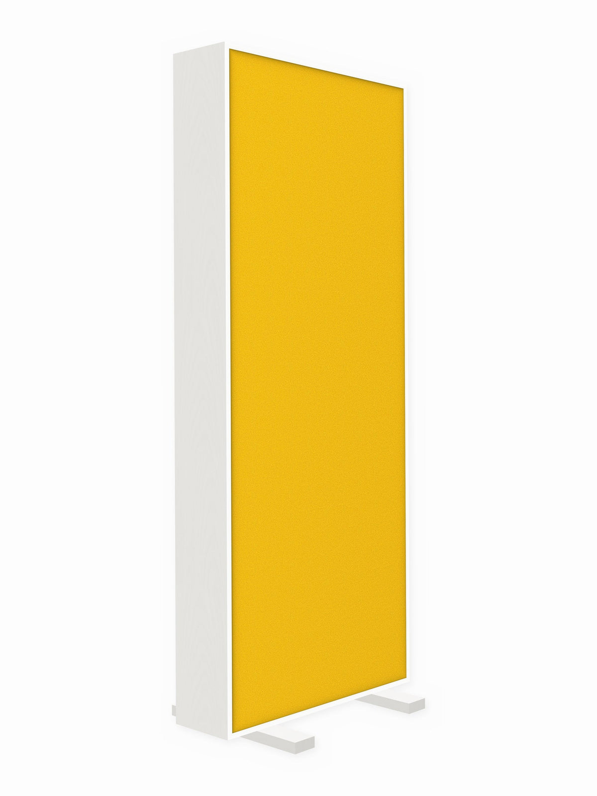 Painted pine free-standing gobo panel, 3 x 8 ft, Guilford of Maine Anchorage in Lemon