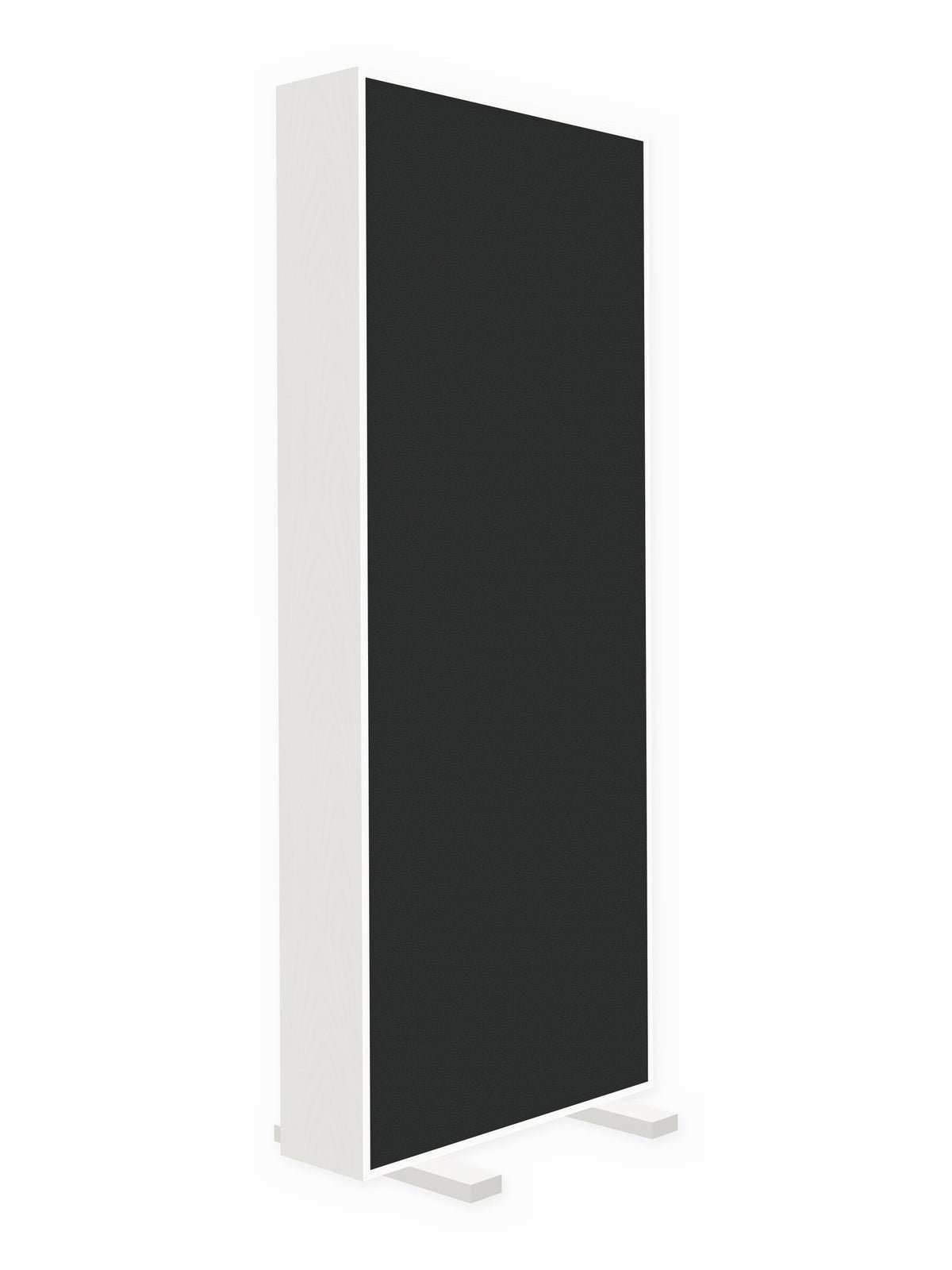 Painted pine free-standing gobo panel, 3 x 8 ft, Guilford of Maine Anchorage in Onyx