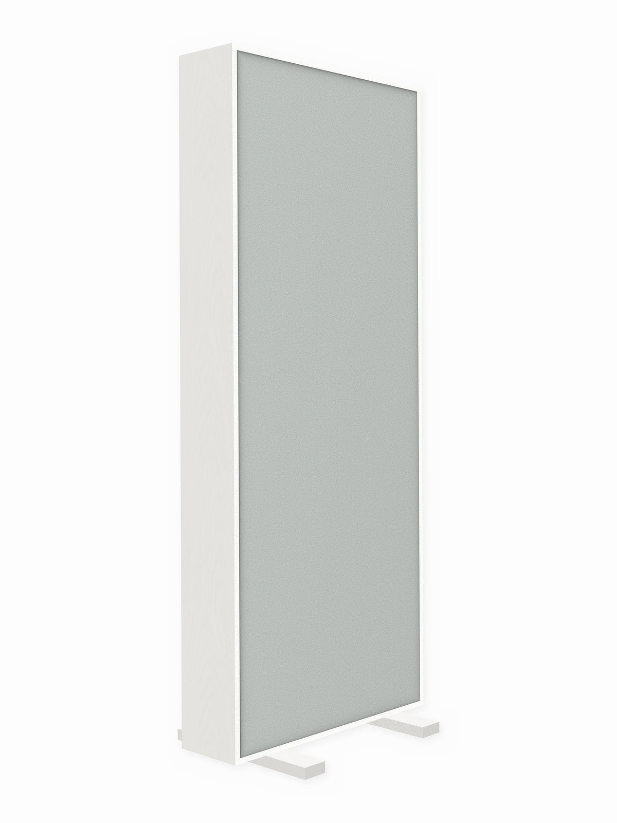 Painted pine free-standing gobo panel, 3 x 8 ft, Guilford of Maine Anchorage in Overcast