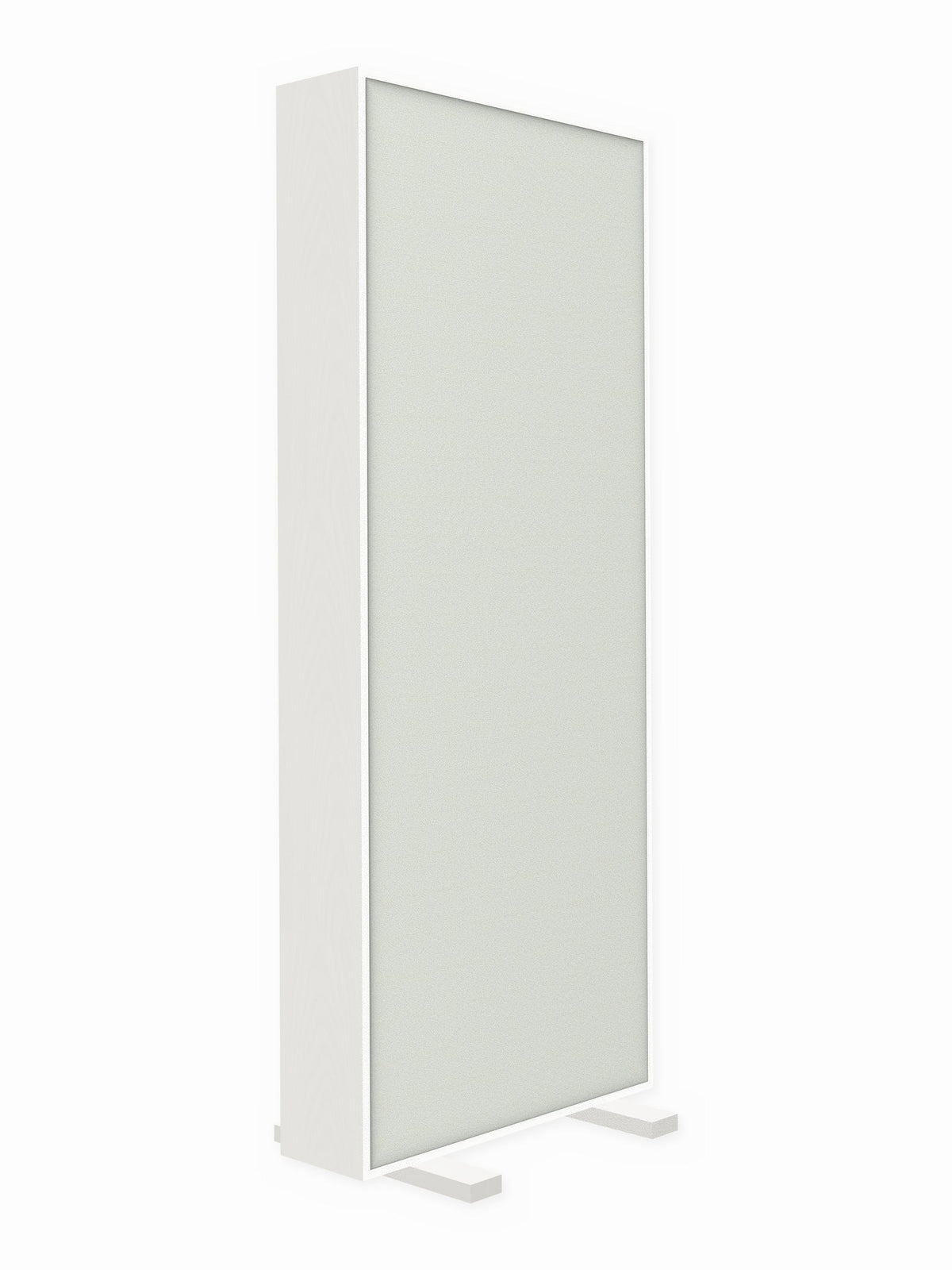 Painted pine free-standing gobo panel, 3 x 8 ft, Guilford of Maine Anchorage in Pearl