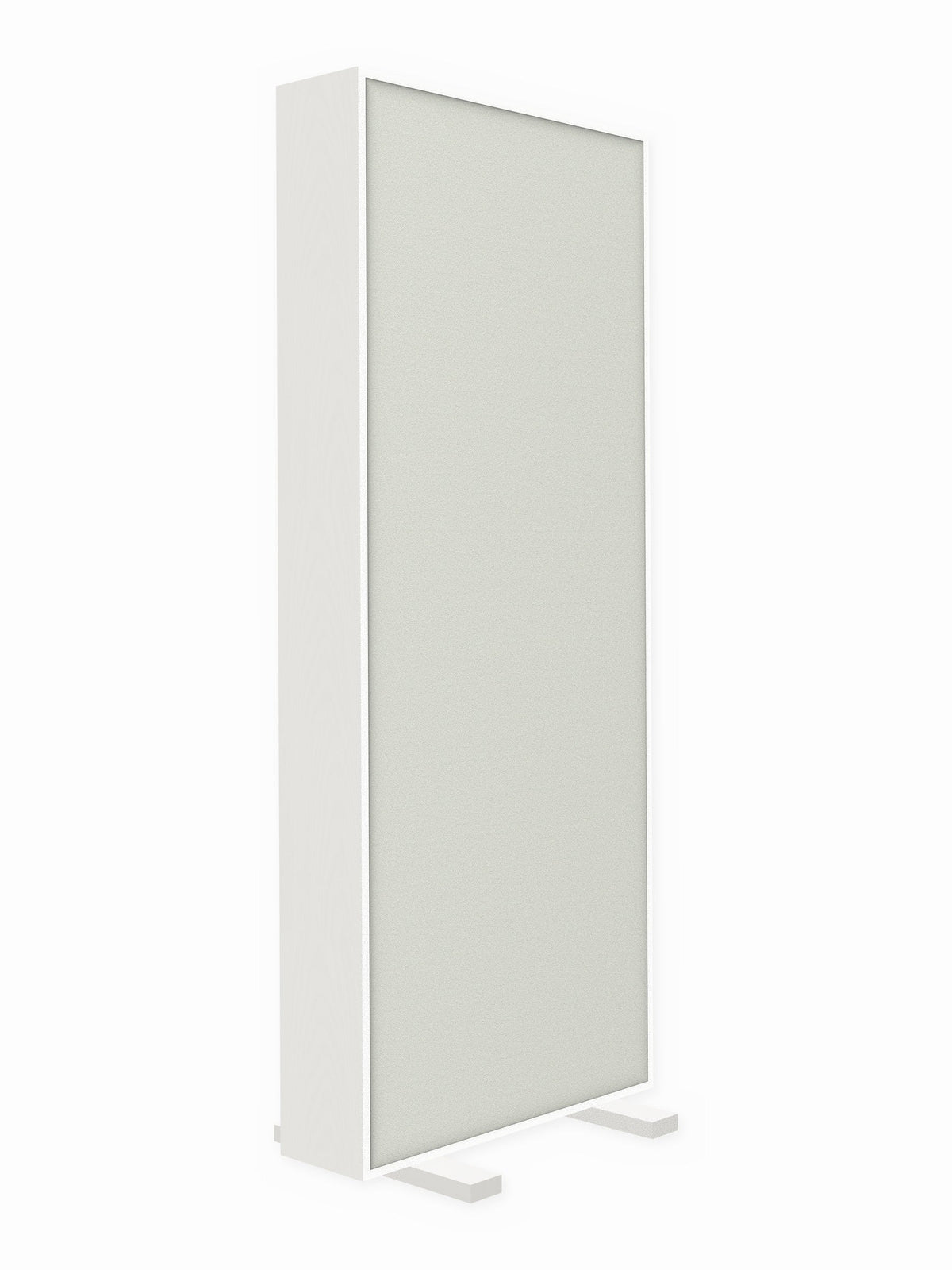 Painted pine free-standing gobo panel, 3 x 8 ft, Guilford of Maine Anchorage in Shell