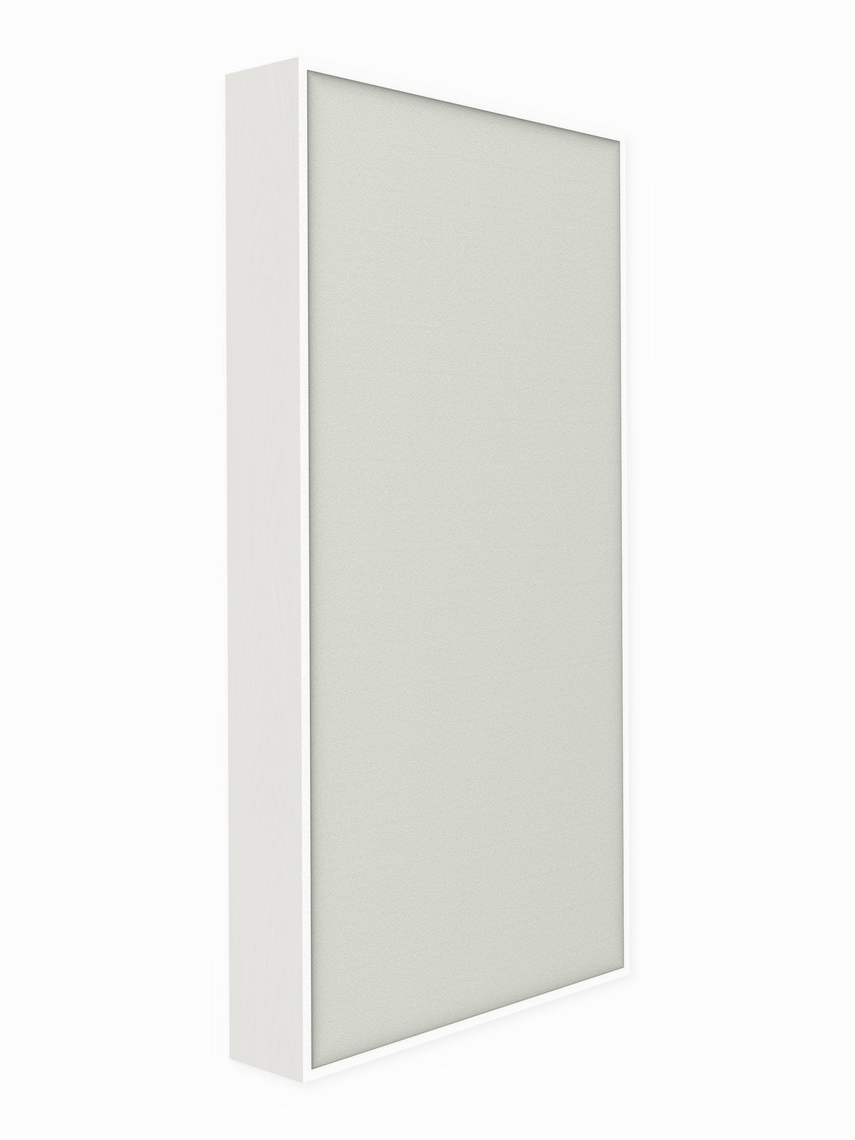 Painted pine wood framed acoustic panel, 3 x 6 ft, Guilford of Maine Anchorage in Shell