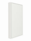 Painted pine wood framed acoustic panel, 3 x 6 ft, Guilford of Maine Anchorage in White