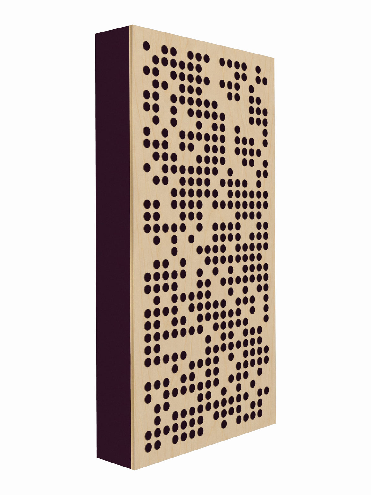 Pulse Scatter Face Broadband Acoustic Panel - Air - 2 x 4' - Aubergine