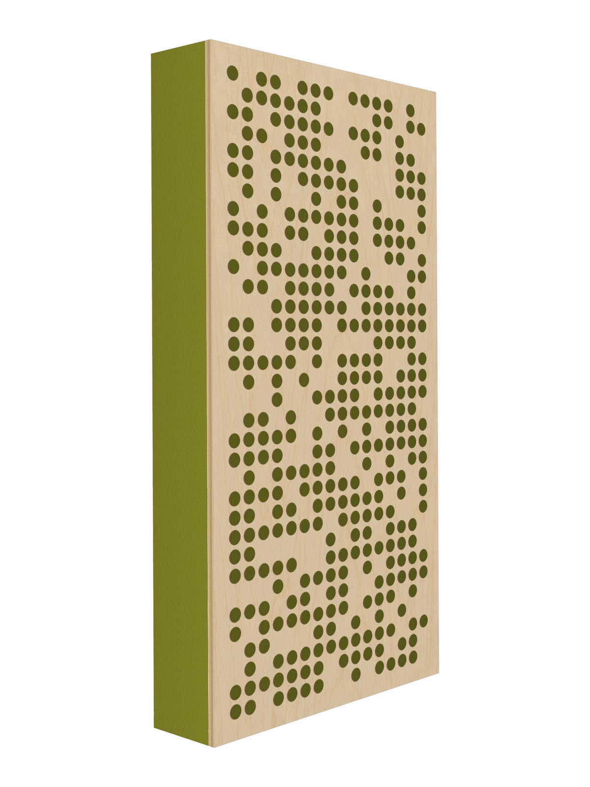 Pulse Scatter Face Broadband Acoustic Panel - Air - 2 x 4' - Green Apple