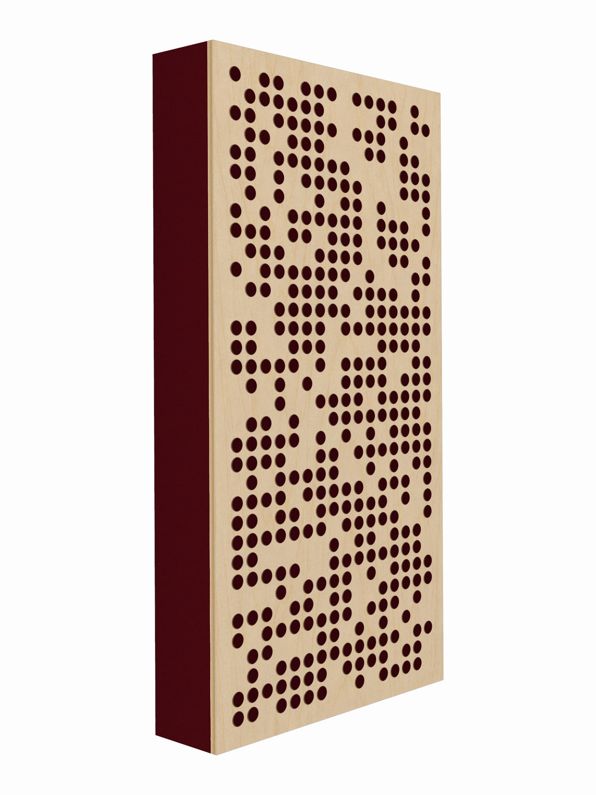 Pulse Scatter Face Broadband Acoustic Panel - Air - 2 x 4' - Mulberry