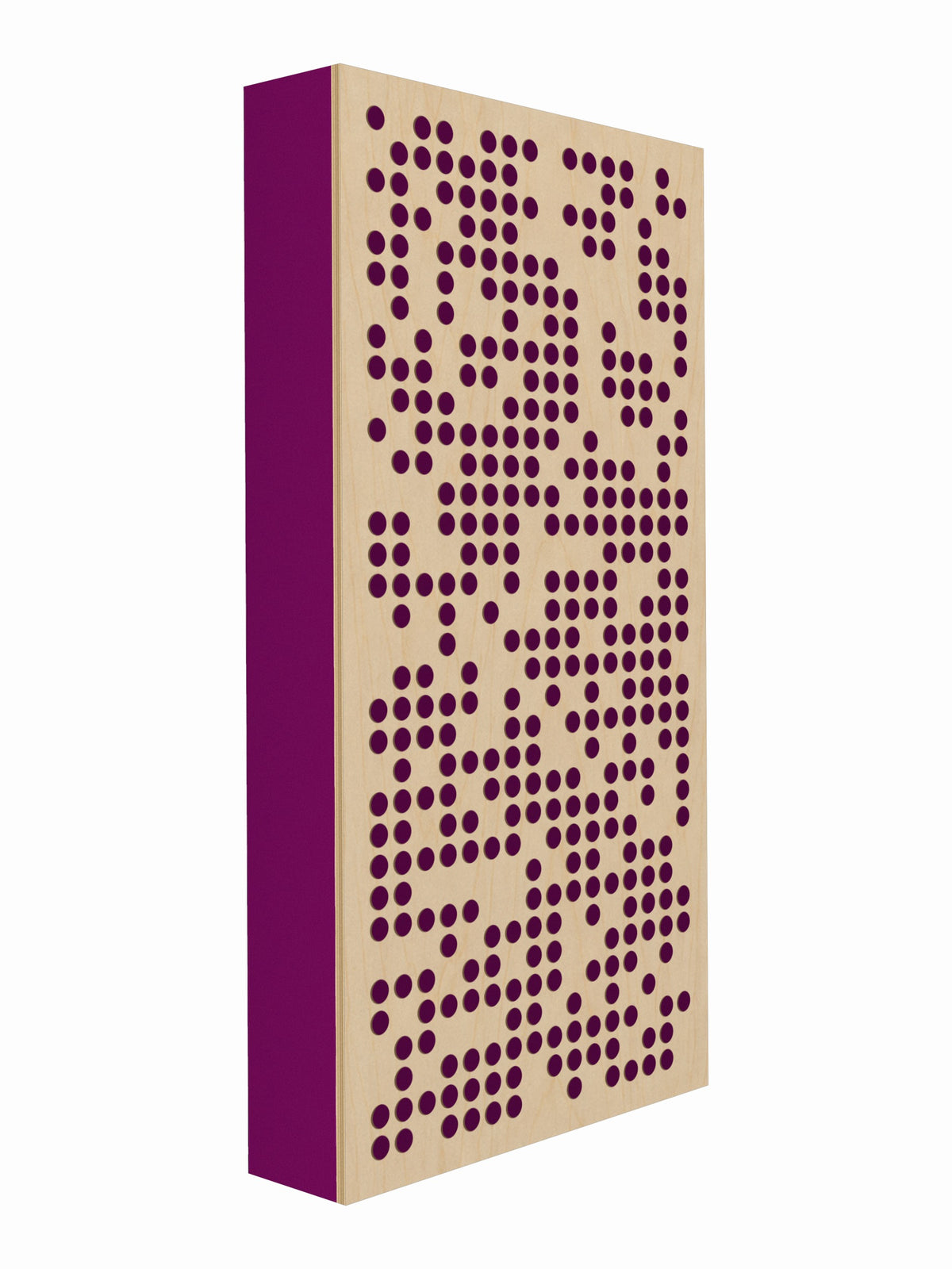 Pulse Scatter Face Broadband Acoustic Panel - Air - 2 x 4' - Orchid