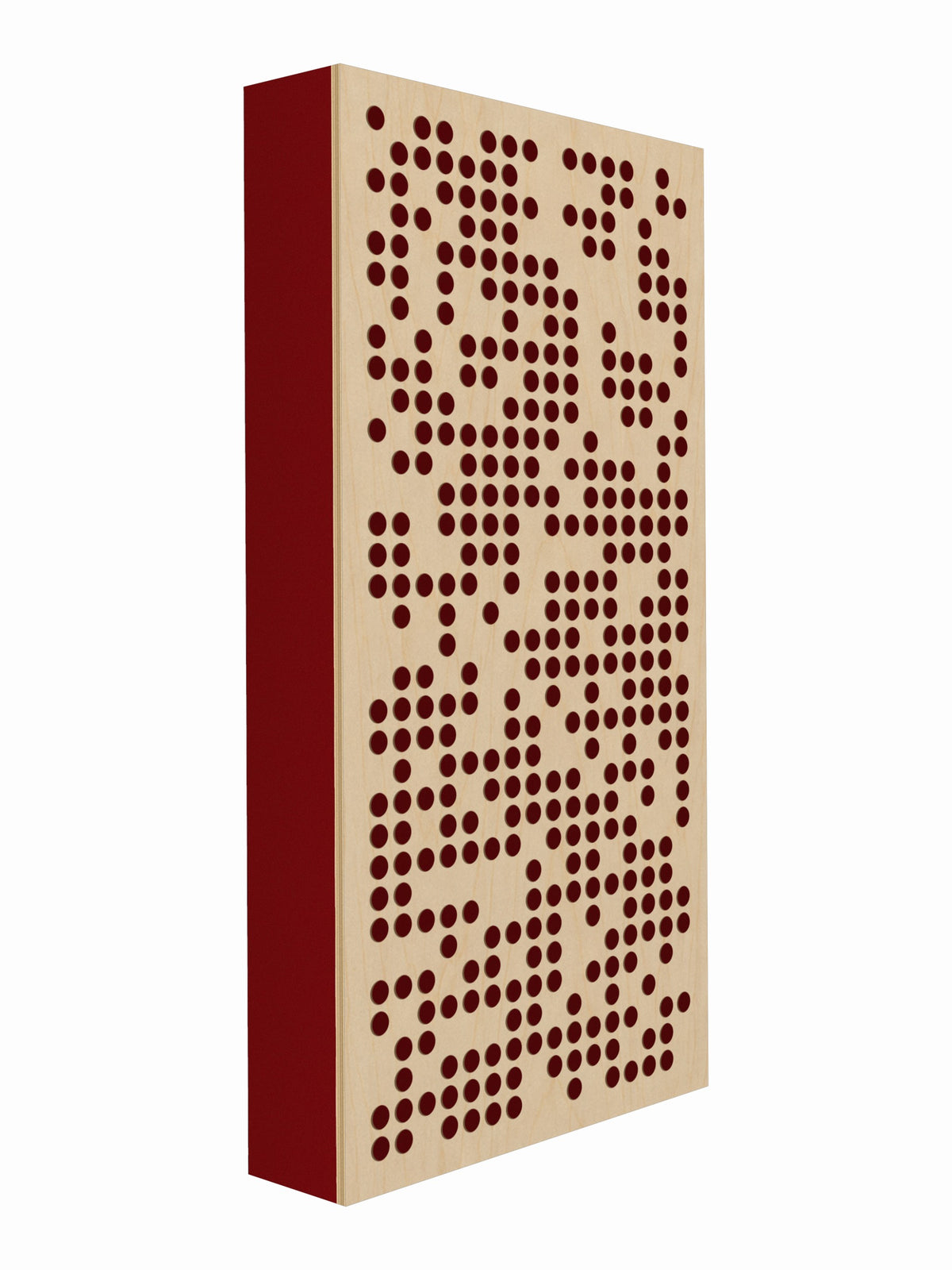 Pulse Scatter Face Broadband Acoustic Panel - Air - 2 x 4' - Red Delicious