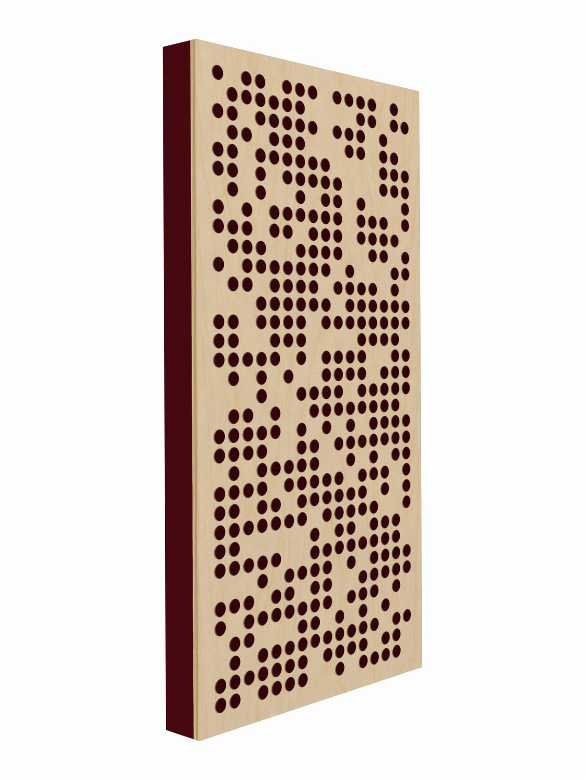 Pulse Scatter Face Mid / High Acoustic Panel - Air - 2 x 4' - Mulberry
