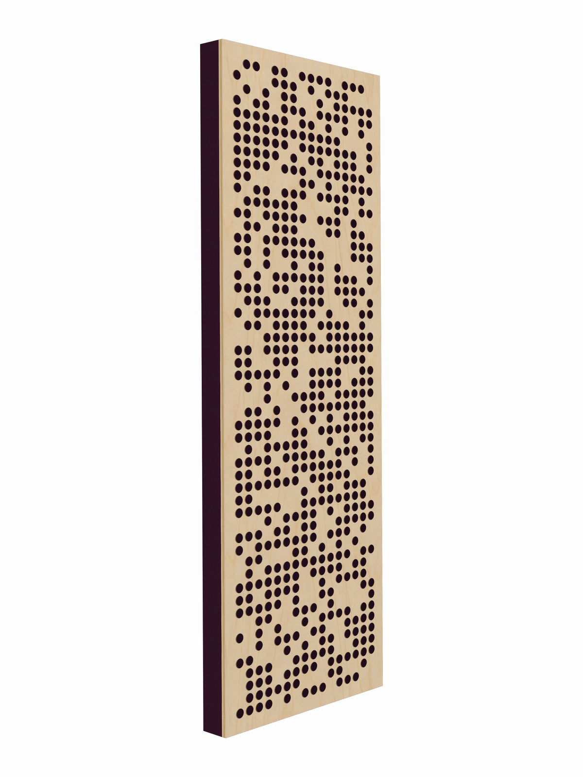Pulse Scatter Face Mid / High Acoustic Panel - Air - 2 x 6' - Aubergine
