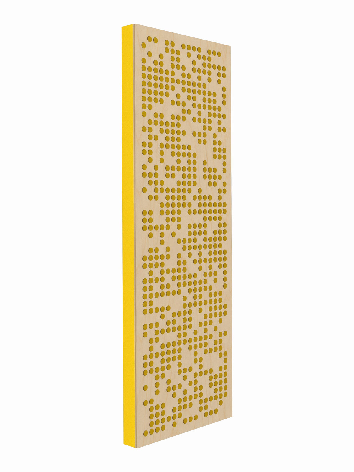 Pulse Scatter Face Mid / High Acoustic Panel - Air - 2 x 6' - Lemon